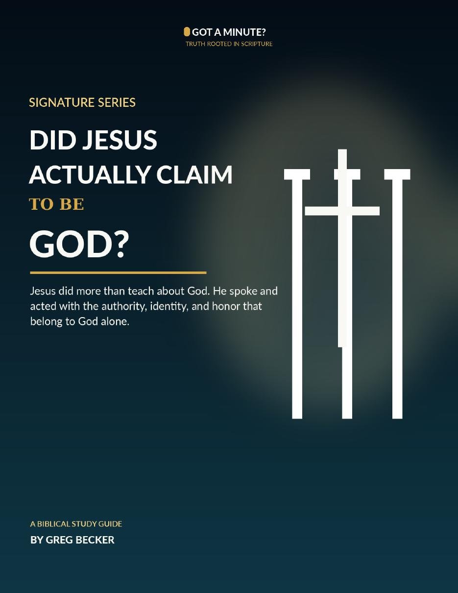 Did Jesus Actually Claim to Be God? cover